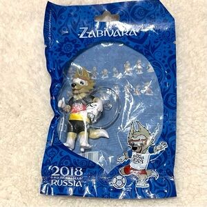 ⚽️ Zabivaka 2018 Russia Mascot Figurine FIFA World Cup Soccer Car Suction Cup
